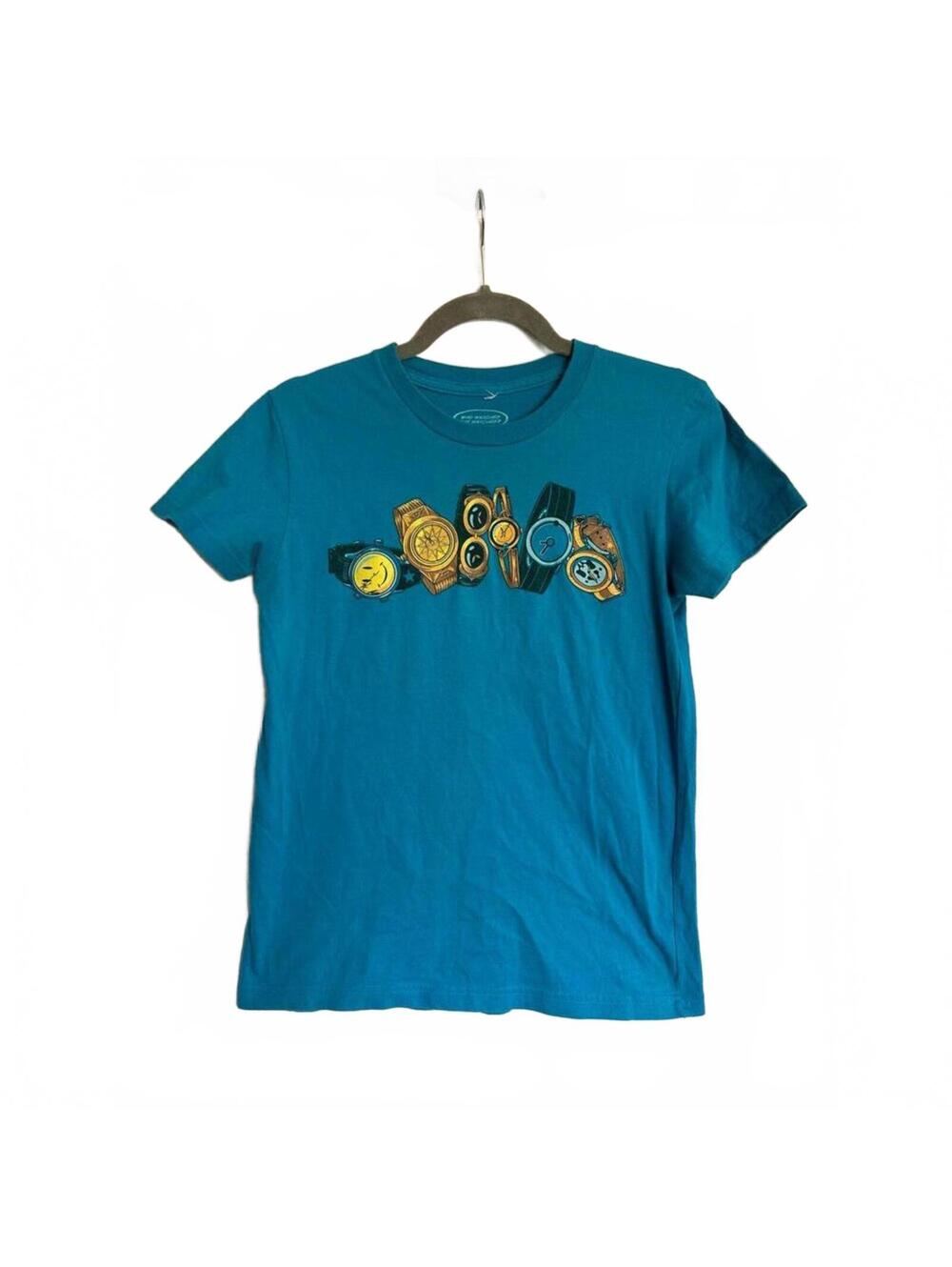 Watchman Comic 'Watches" Teal Graphic T-Shirt